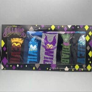 NEW Disney Parks Exclusive VILLAINS SOCK SET 5 PAIRS Adults One Size Fits Most